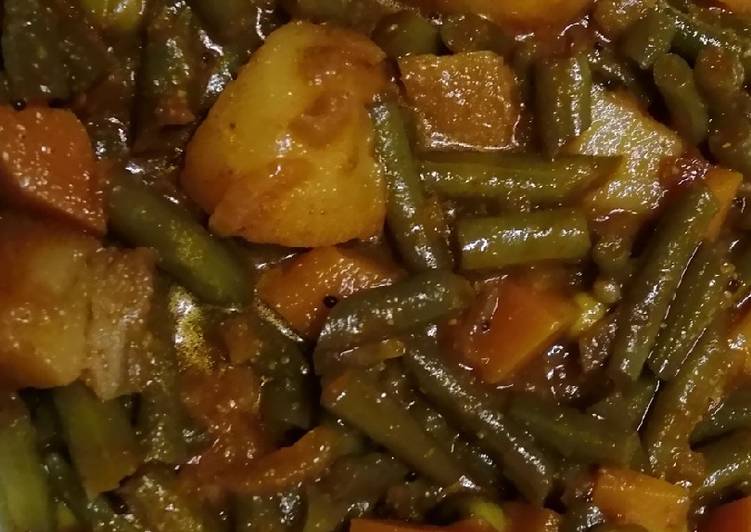 Recipe of Homemade Vegetables curry#themechallenge