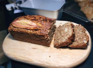 Hình của món EATCLEAN: BÁNH CHUỐI CACAO YẾN MẠCH.