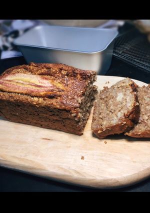 Hình của món EATCLEAN: BÁNH CHUỐI CACAO YẾN MẠCH.
