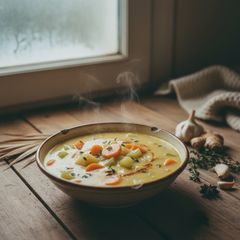 A picture of Glacial Coconut Chowder.