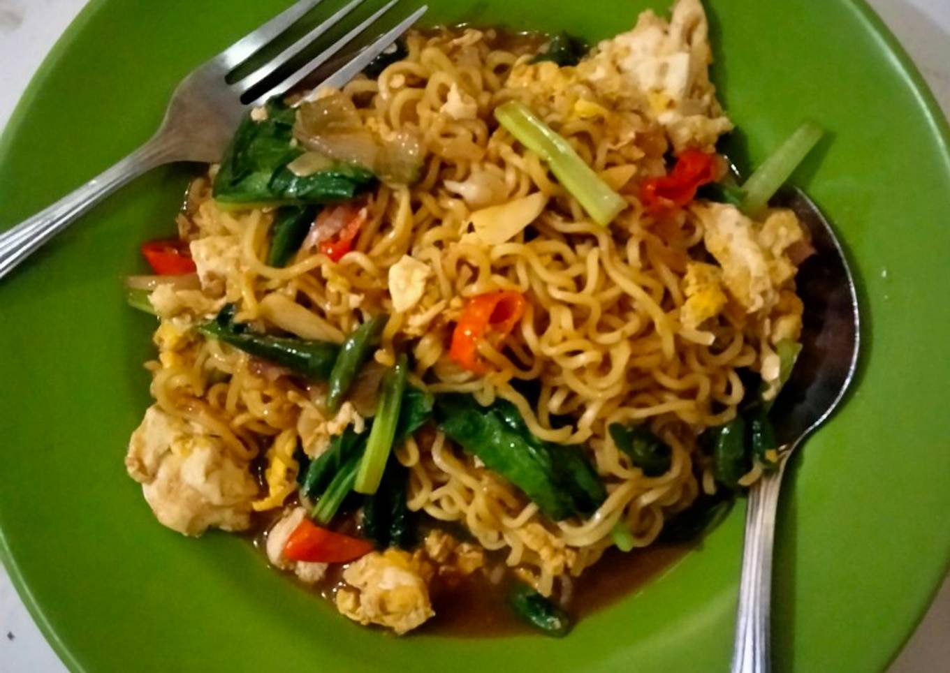 Indomie Mie goreng nyemek