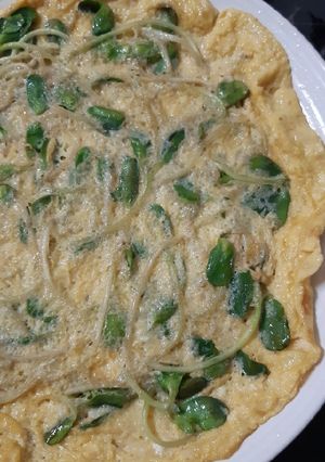 รูปของ "ไข่เจียวต้นอ่อนทานตะวัน" Sunflower Sprout Omelette🍳🌻