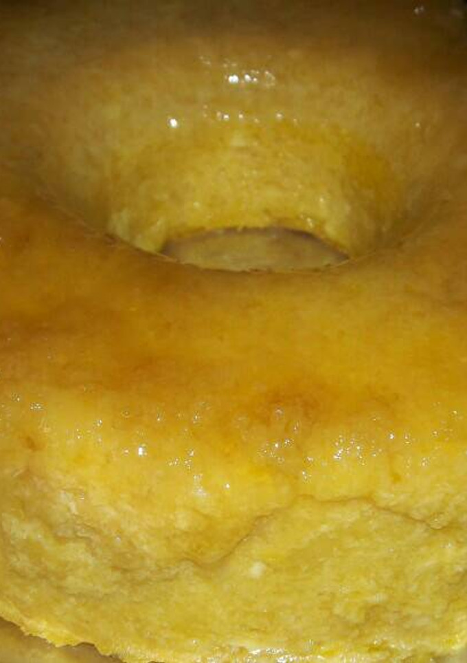 Una foto de Budin de pan con flan