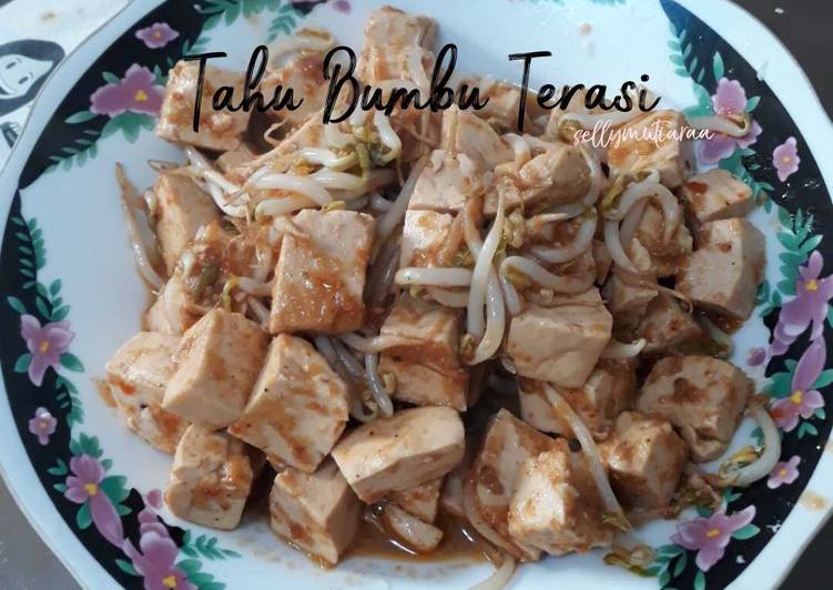 Tahu orek bumbu terasi
