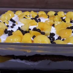 A picture of Mango Delight Pudding.