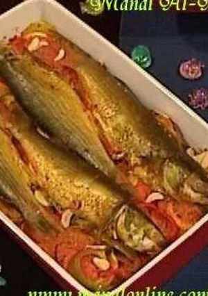 صورة لوصفة طريقة عمل طاجن سمك