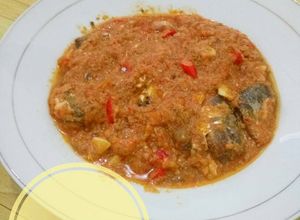 Foto resep Sardines mix telor pedas