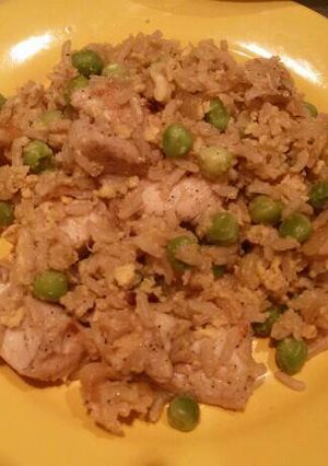 Gyors borsós rizses csirke recept fotója