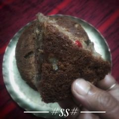 A picture of Eggless fruit Cake #Cookpad.