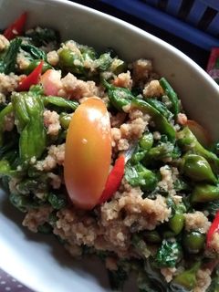 Foto resep Oseng Genjer Oncom Pedas