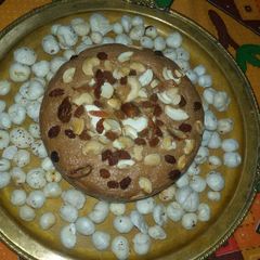 Eggless cooker cake A picture of Eggless cooker cake.