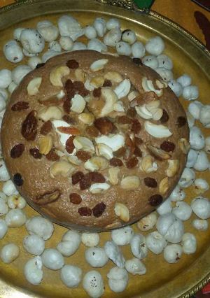 A picture of Eggless cooker cake.