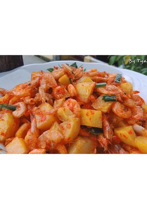 Foto resep Sambal Udang Kentang