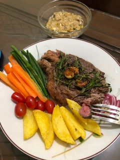 Foto resep Steak mushroom sauce