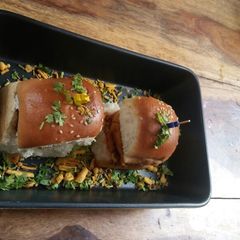 A picture of Vada pav.