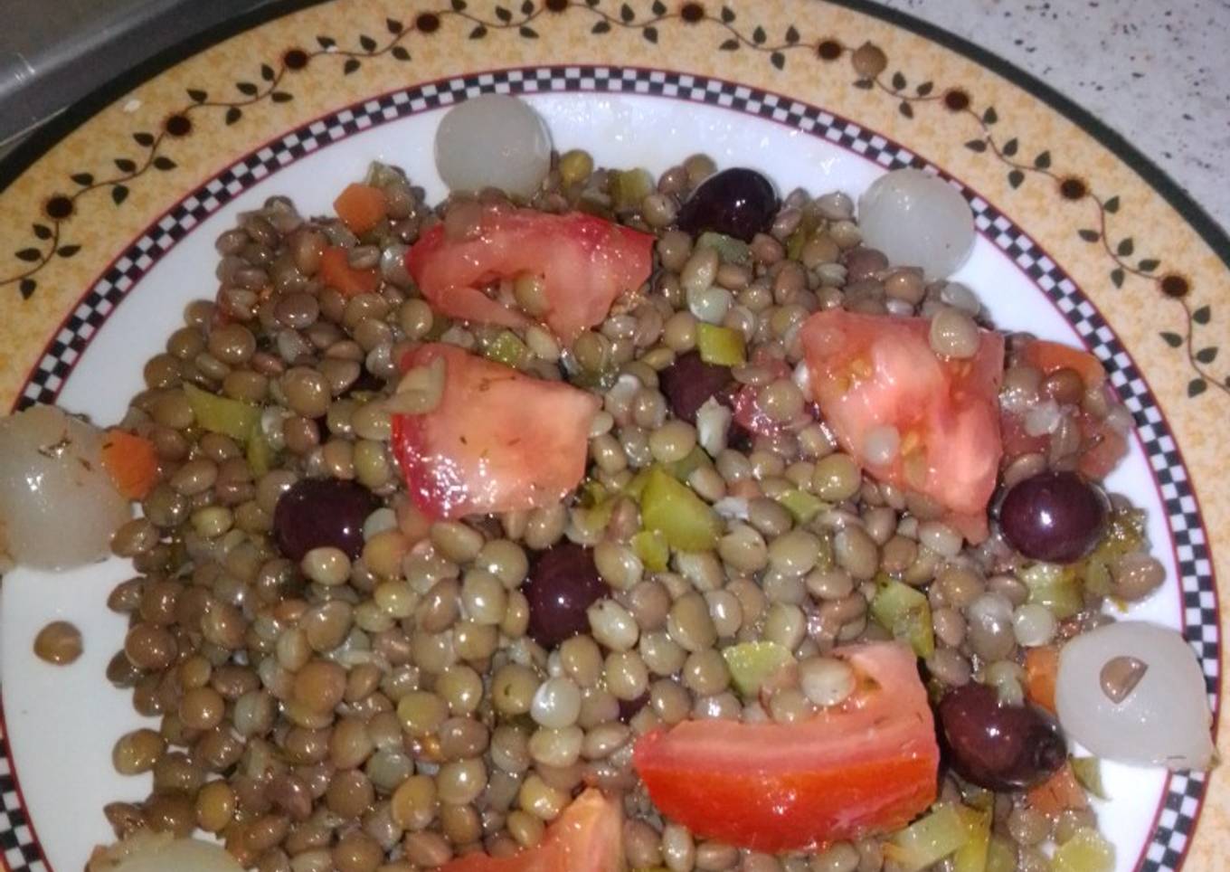 Ensalada de lentejas