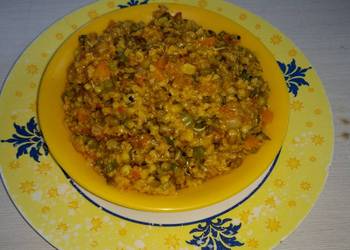 How to Make Yummy Veg masala sprout moong  oats khichdi