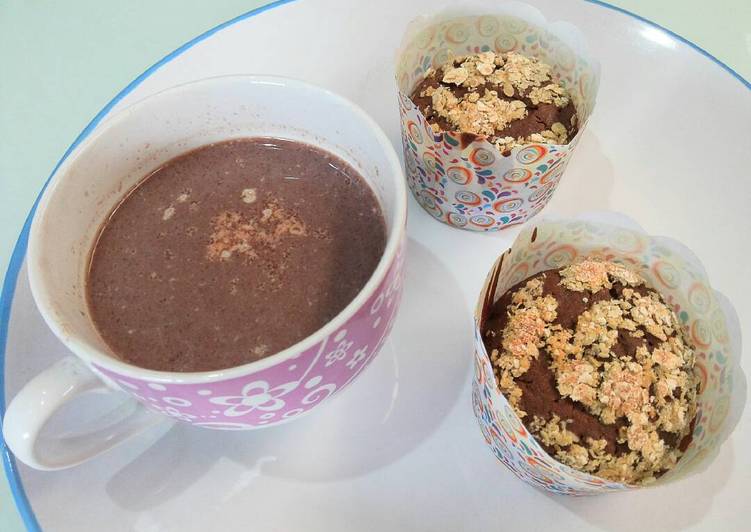 Bagaimana Menyiapkan Chocolate Custard Muffins Anti Gagal
