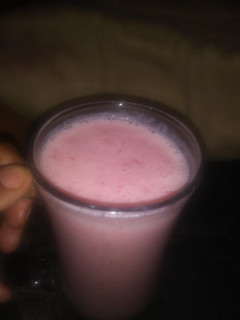 A picture of Lady A's Berry Berry Smoothie.
