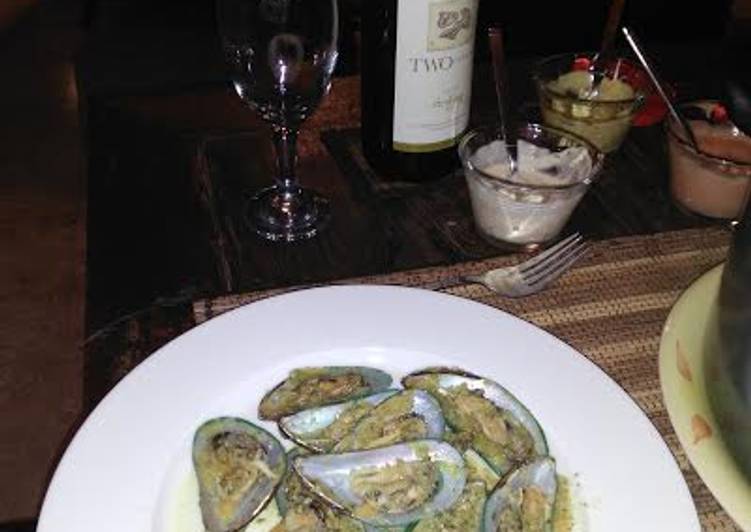 Resep Mussels / Kerang rebus dgn sayuran yang Sempurna