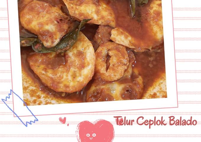 Standar Bagaimana cara memasak Telur Ceplok Balado Praktis dijamin sedap