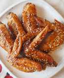 Alitas de pollo Tebasaki (手羽先揚げ)