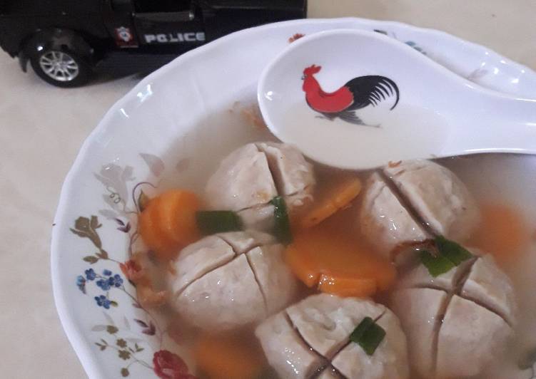 Resep Sop bakso "porsi mini buat si kecil", Menggugah Selera