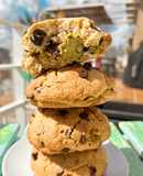 Cookies de pistacho y Nutella