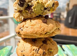 Foto principal de Cookies de pistacho y Nutella