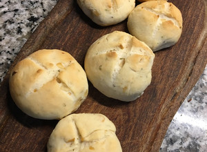 Una foto de Pan de cebolla especial