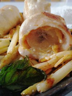 Foto di Petto di pollo, senape, Menta e.... Banana
