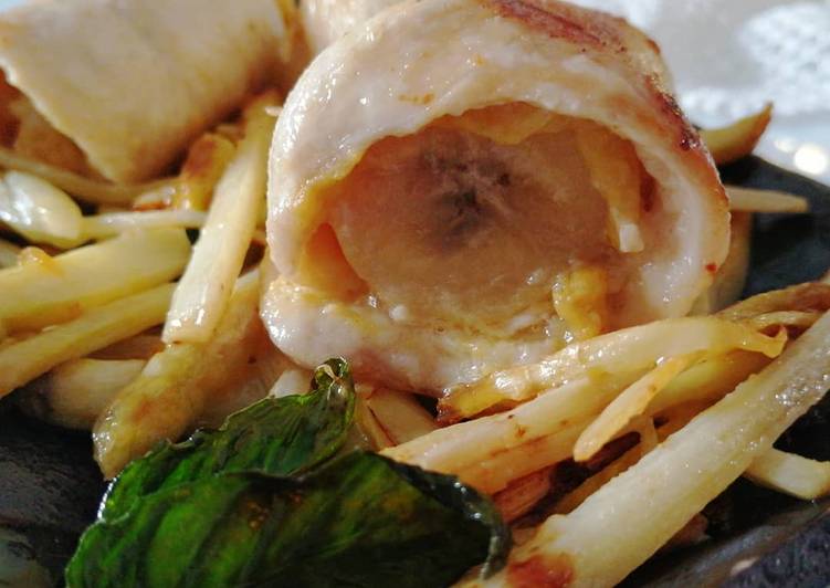 Simple Way to Make Super Quick Homemade Petto di pollo, senape, Menta e…. Banana