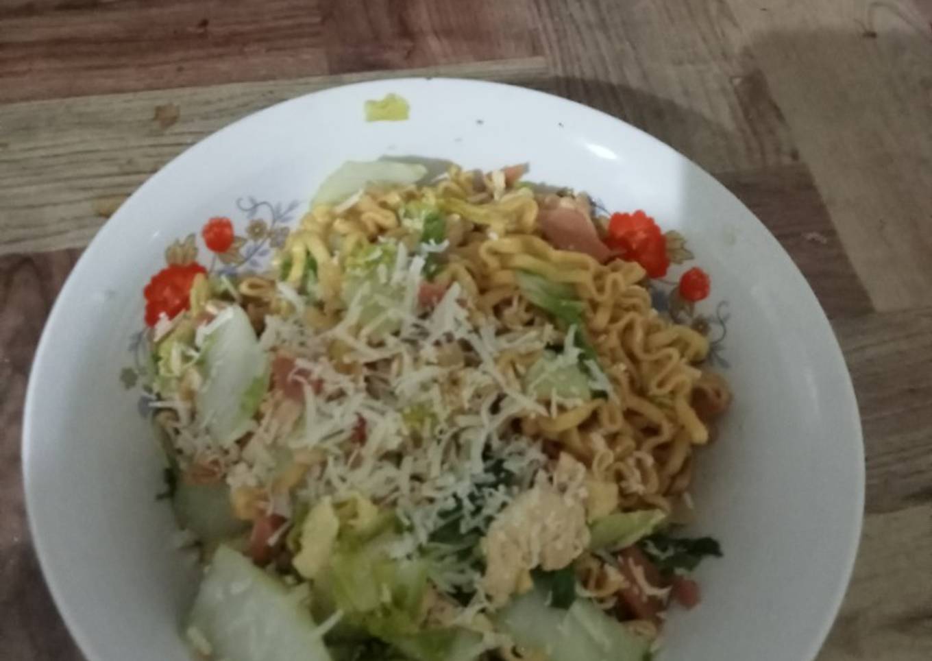 Mie goreng keju