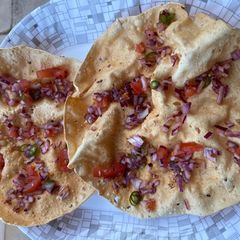 A picture of Masala Papadum 😋.