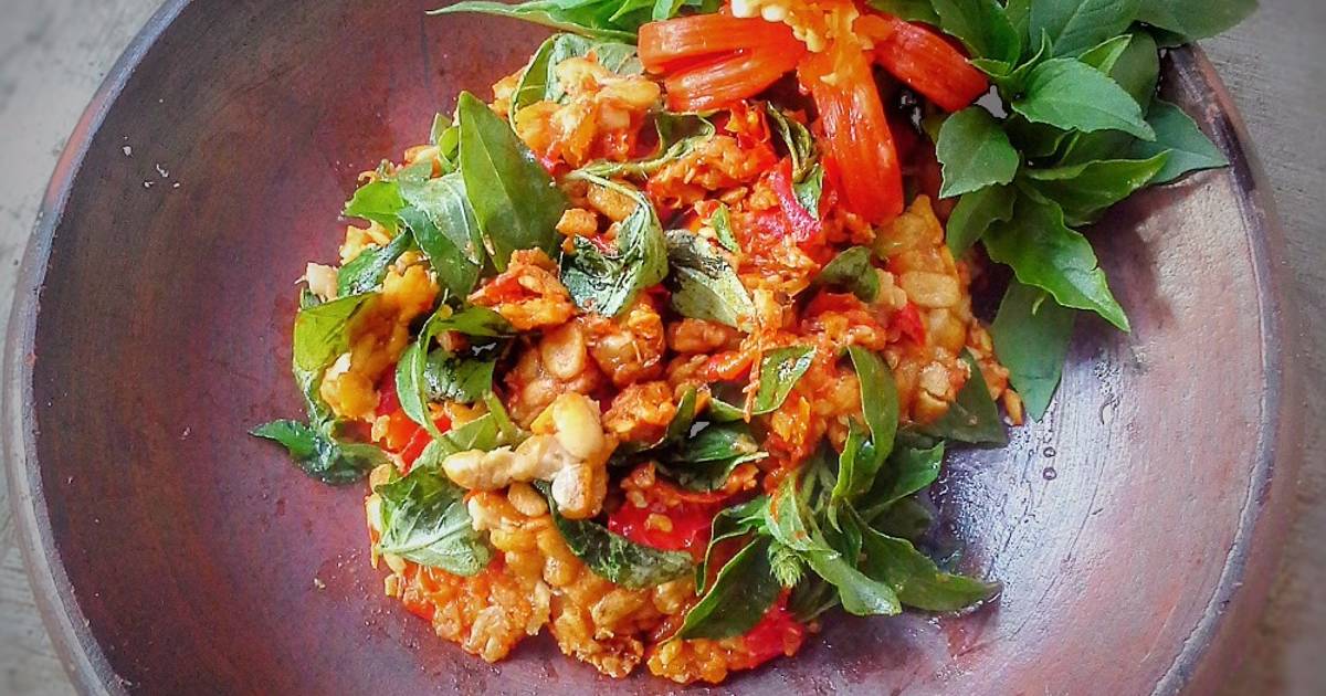 Resep Tempe Sambal Kemangi oleh tanti.muji Cookpad