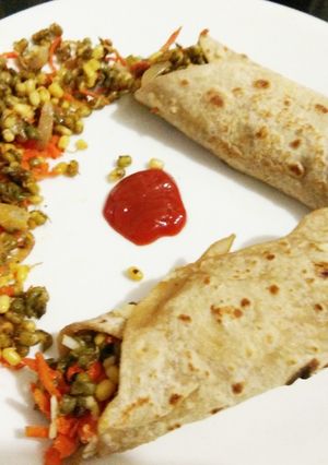 A picture of Healthy Sprouts Veg Wraps.