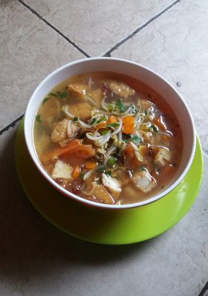 Foto resep Sayur bening tatotel(tahu toge wortel)
