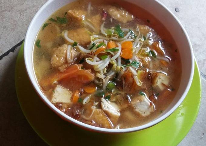 Resep Sayur Bening Tatotel Tahu Toge Wortel Oleh Wulland Cookpad