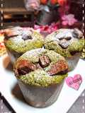 Matcha n kitkat muffin
