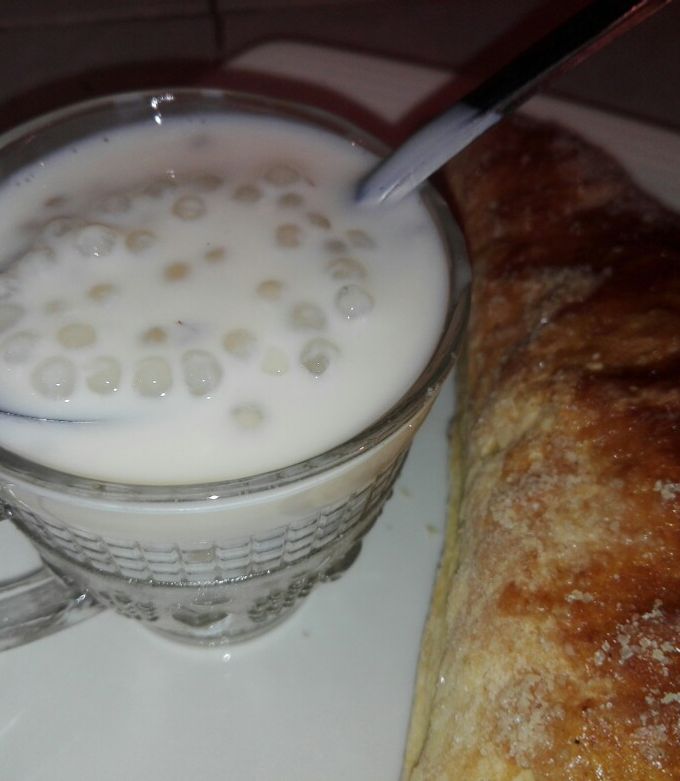 Una foto de Atole de tapioca