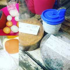 รูปของ Telur asin rendam 10hr