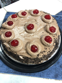 Una foto de Postre de chocolate sencillo