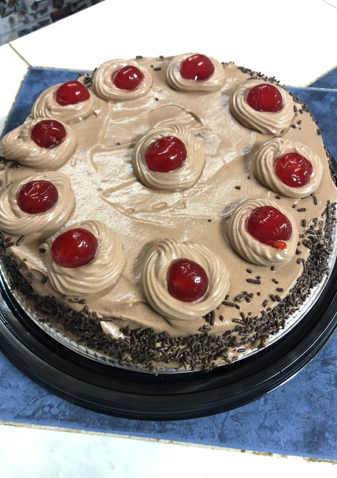 Una foto de Postre de chocolate sencillo