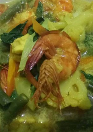 Foto resep Sayur santan udang
