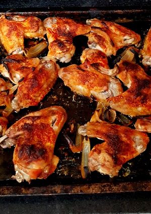 A picture of My Red Hot Chicken Wings 😘.