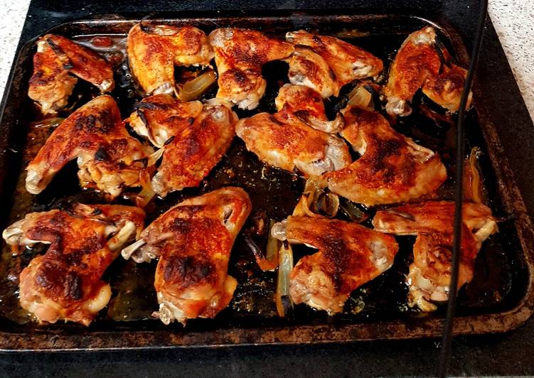 Steps to Prepare Speedy My Red Hot Chicken Wings 😘