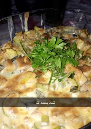 صورة لوصفة صينية الدجاج بالباشميل سهلة