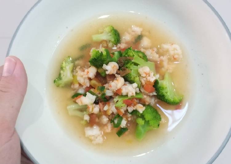 Bahan mengolah Udang Masak Brokoli (Mpasi Anak 1+), Lezat Sekali