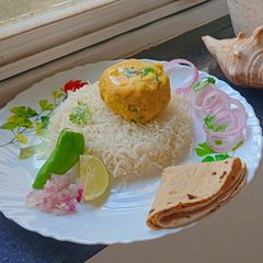 A picture of Bengali Style Masoor Dal Bhorta.