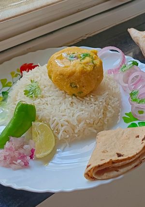 A picture of Bengali Style Masoor Dal Bhorta.
